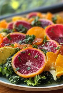 Vibrant Refreshing Spirulina Citrus Winter Salad