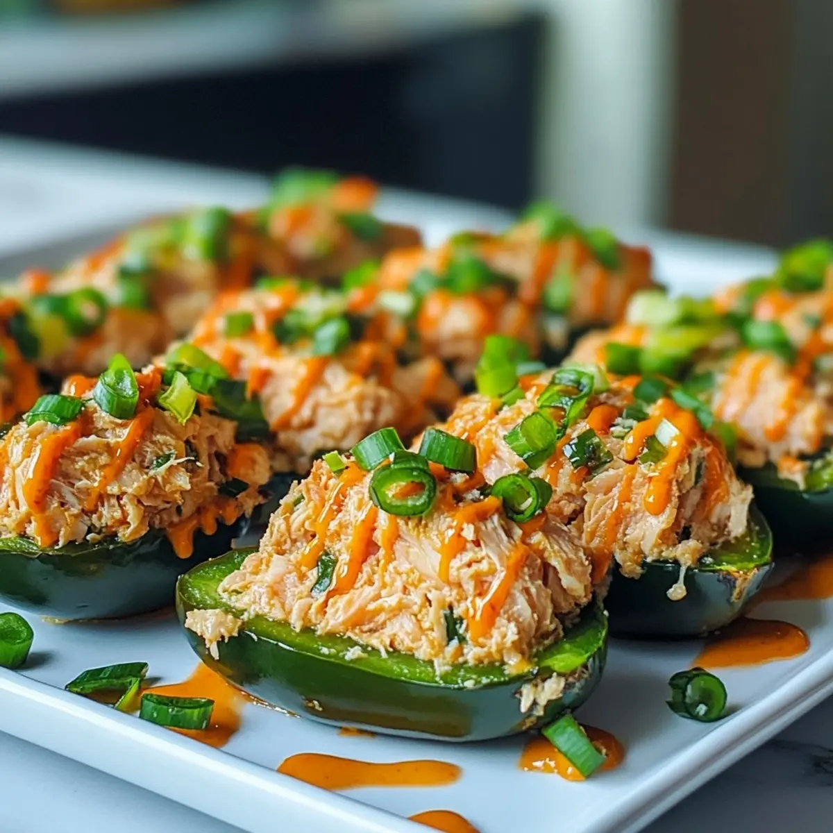 Tuna Salad Jalapeño Poppers