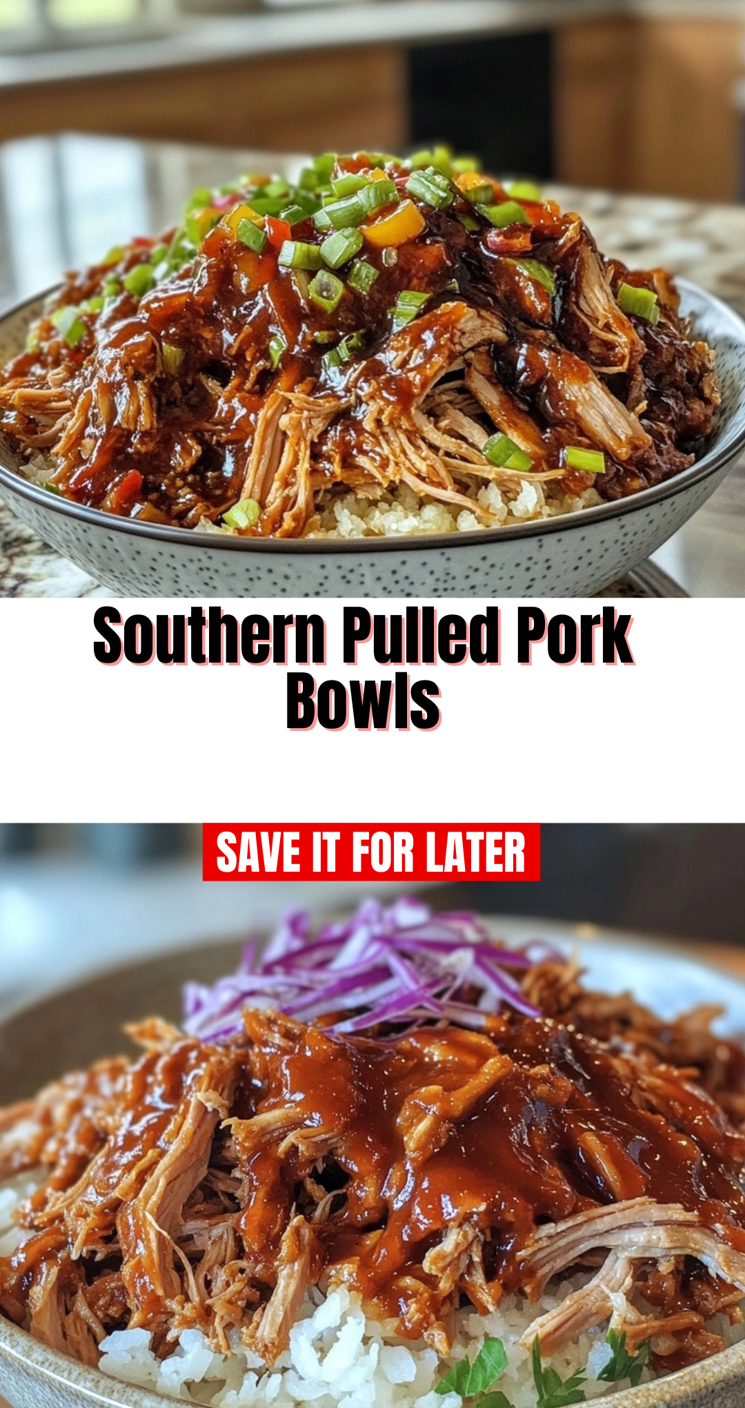 Southern Pulled Pork Bowls