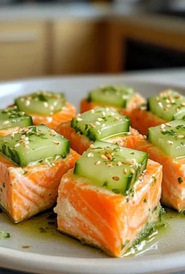Cucumber Salmon Bites