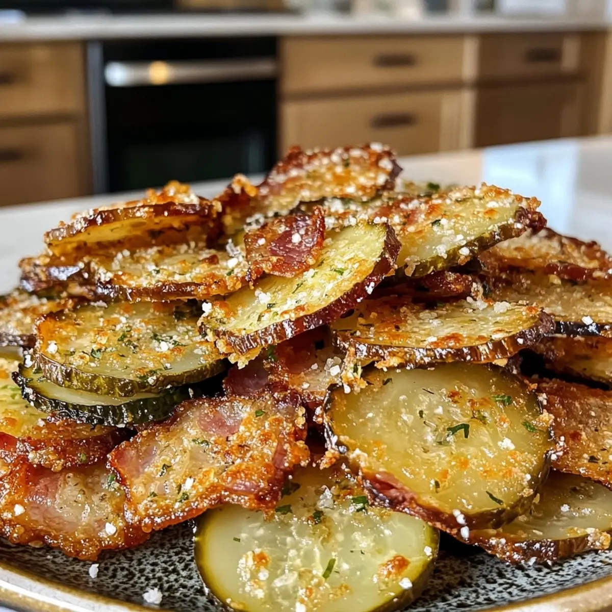 Bacon Parmesan Pickle Chips