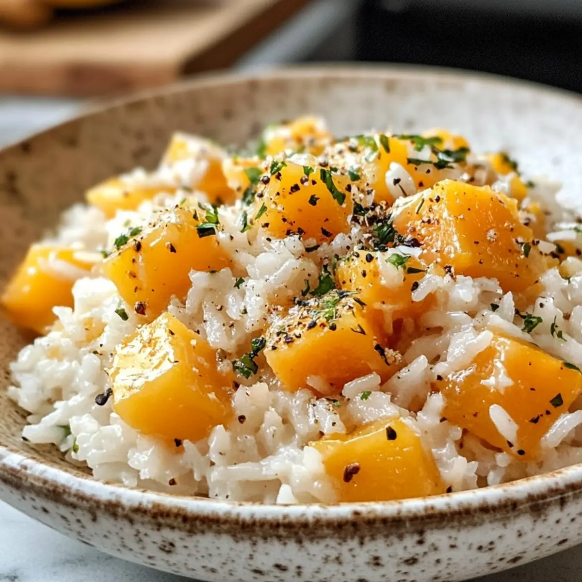 Creamy Delightful One-Pot Kabocha Squash and Coconut Rice Recipe
