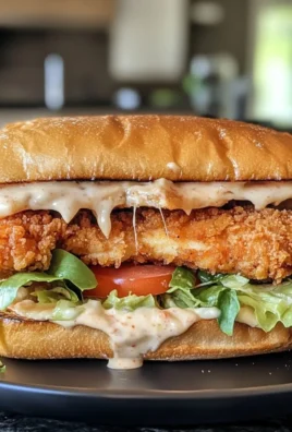 Crispy Chicken Caesar Sandwich