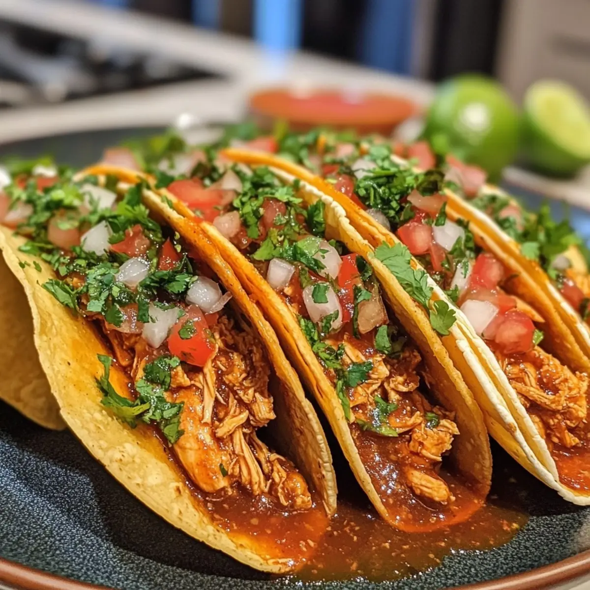 homme made Chicken Birria Tacos