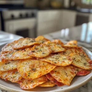 Crispy Pizza Chips