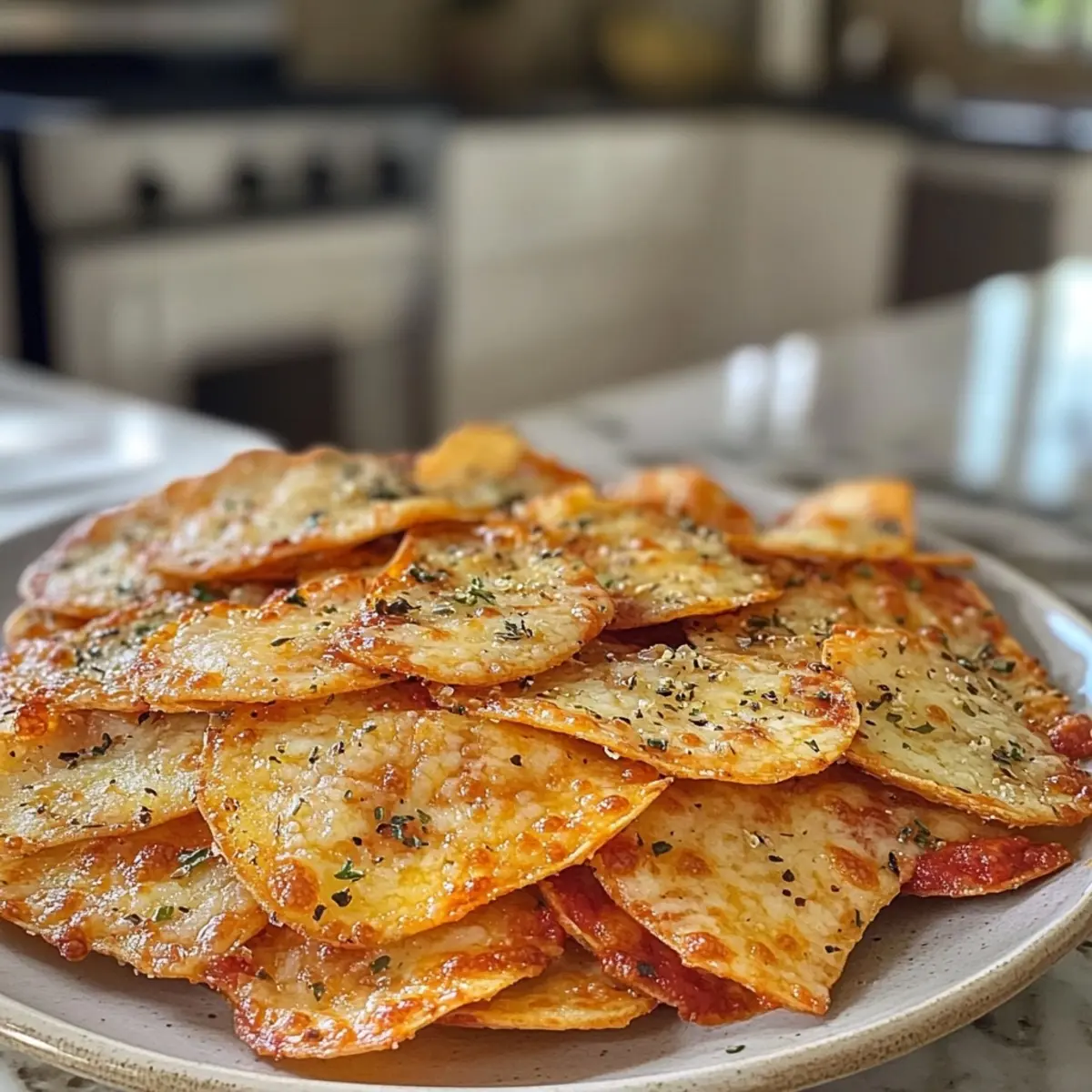 Crispy Pizza Chips