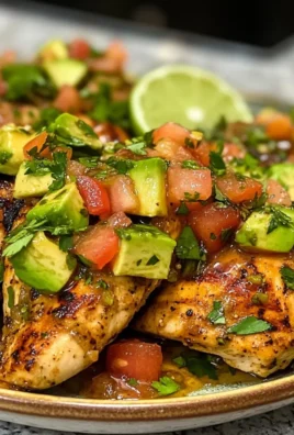 Fiesta Lime Chicken Recipe with Avocado