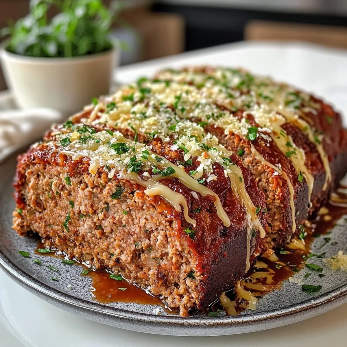Mouthwatering Garlic Parmesan Meatloaf Recipe
