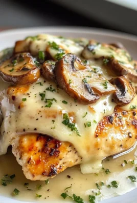 Mushroom Asiago Chicken