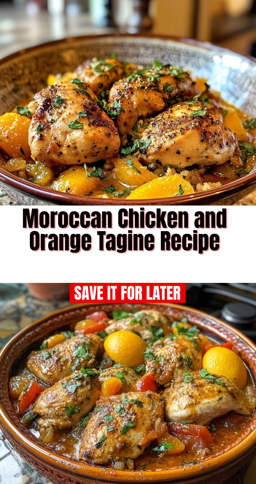 Moroccan Chicken and Orange Tagine Recipe