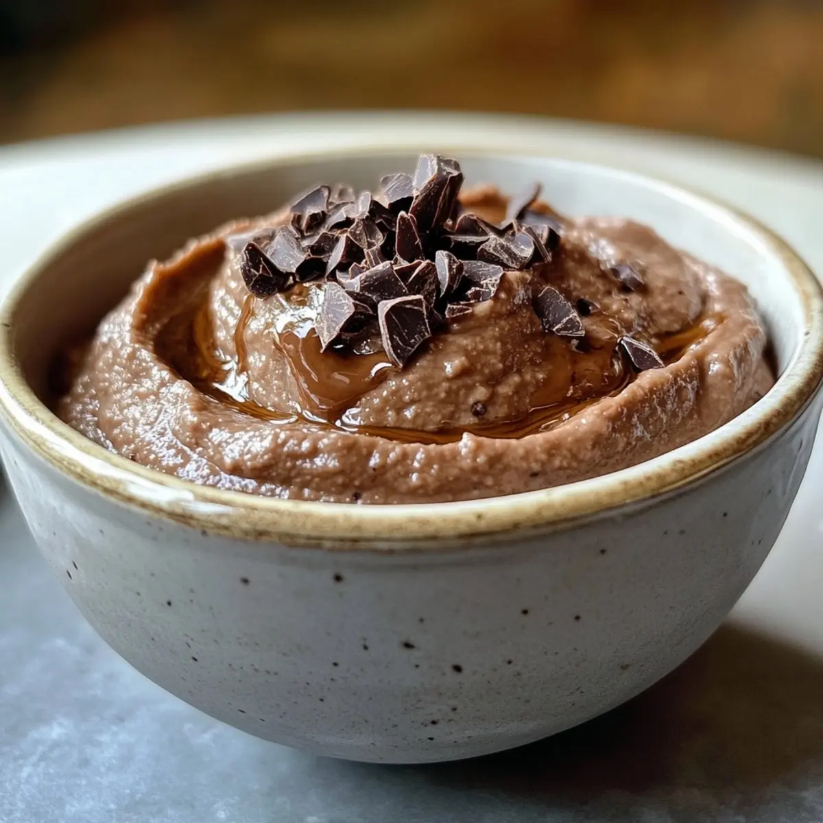 dark chocolate hummus