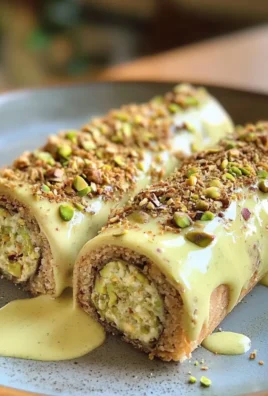 Vegan Pistachio Rolls Recipe with Gooey Pistachio Cream