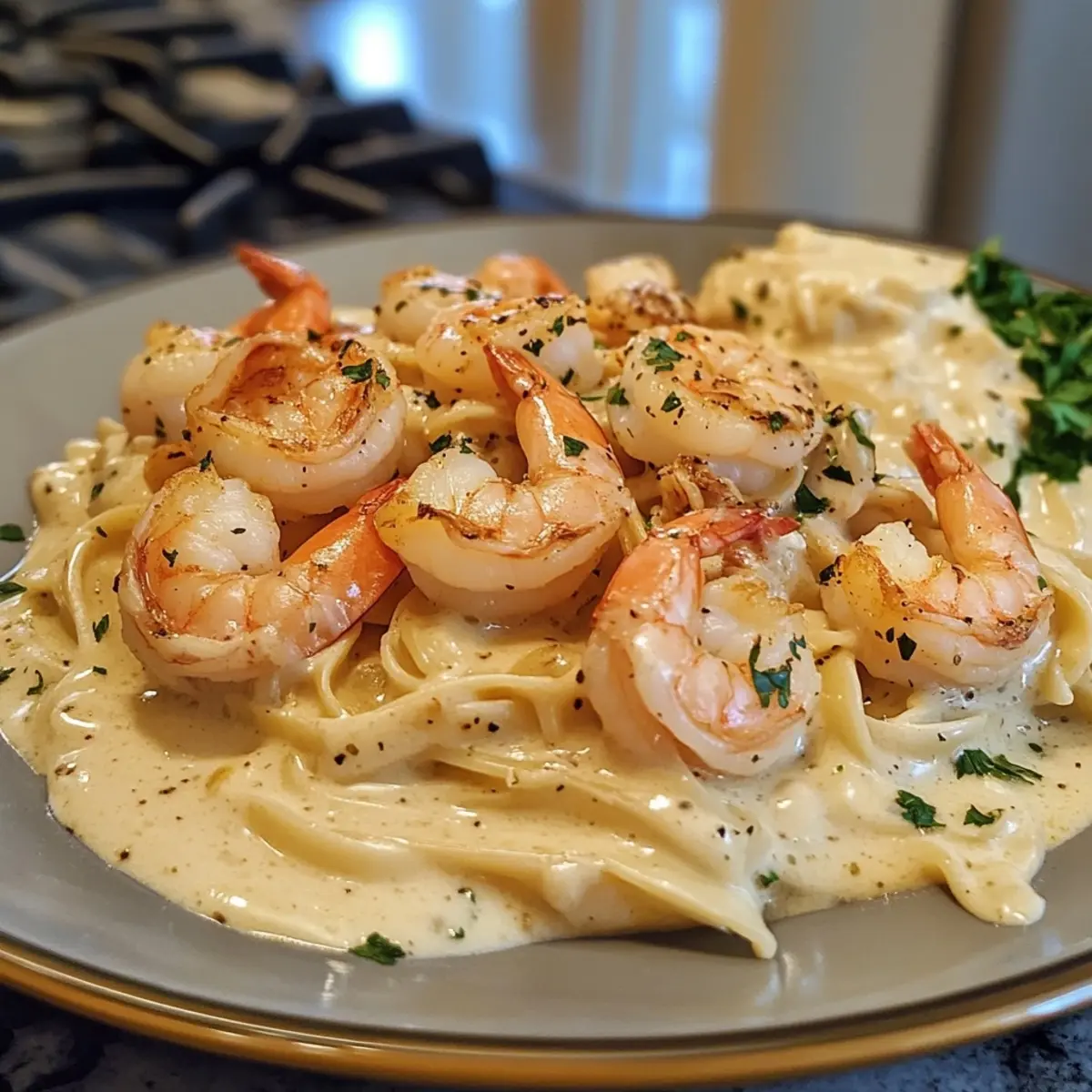Shrimp Alfredo