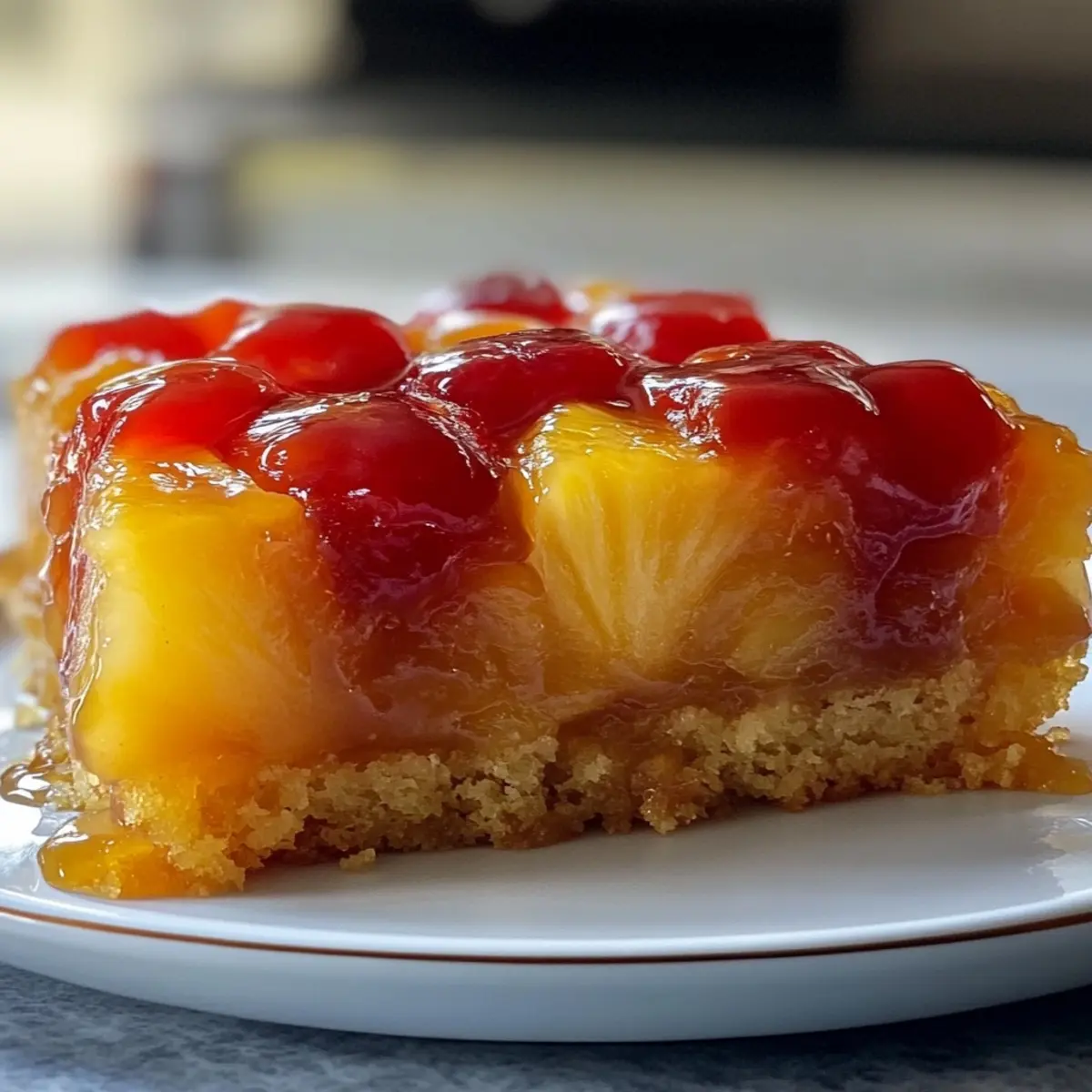 Pineapple Upside Down Dump Cake