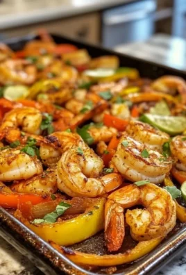 Sheet Pan Chili Lime Shrimp Fajitas