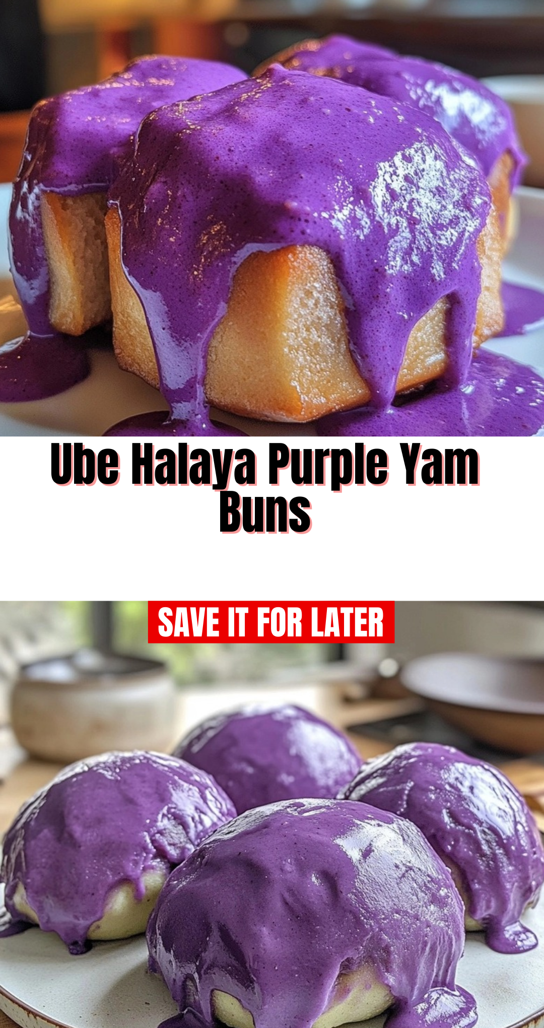 Ube Halaya Purple Yam Buns