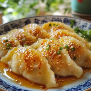 Cabbage Dumplings with Spicy Chili Oil Dip
